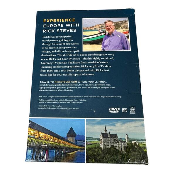 Rick Steves' Europe The 20-Year Anthology DVD Box Set - Picture 3 of 4